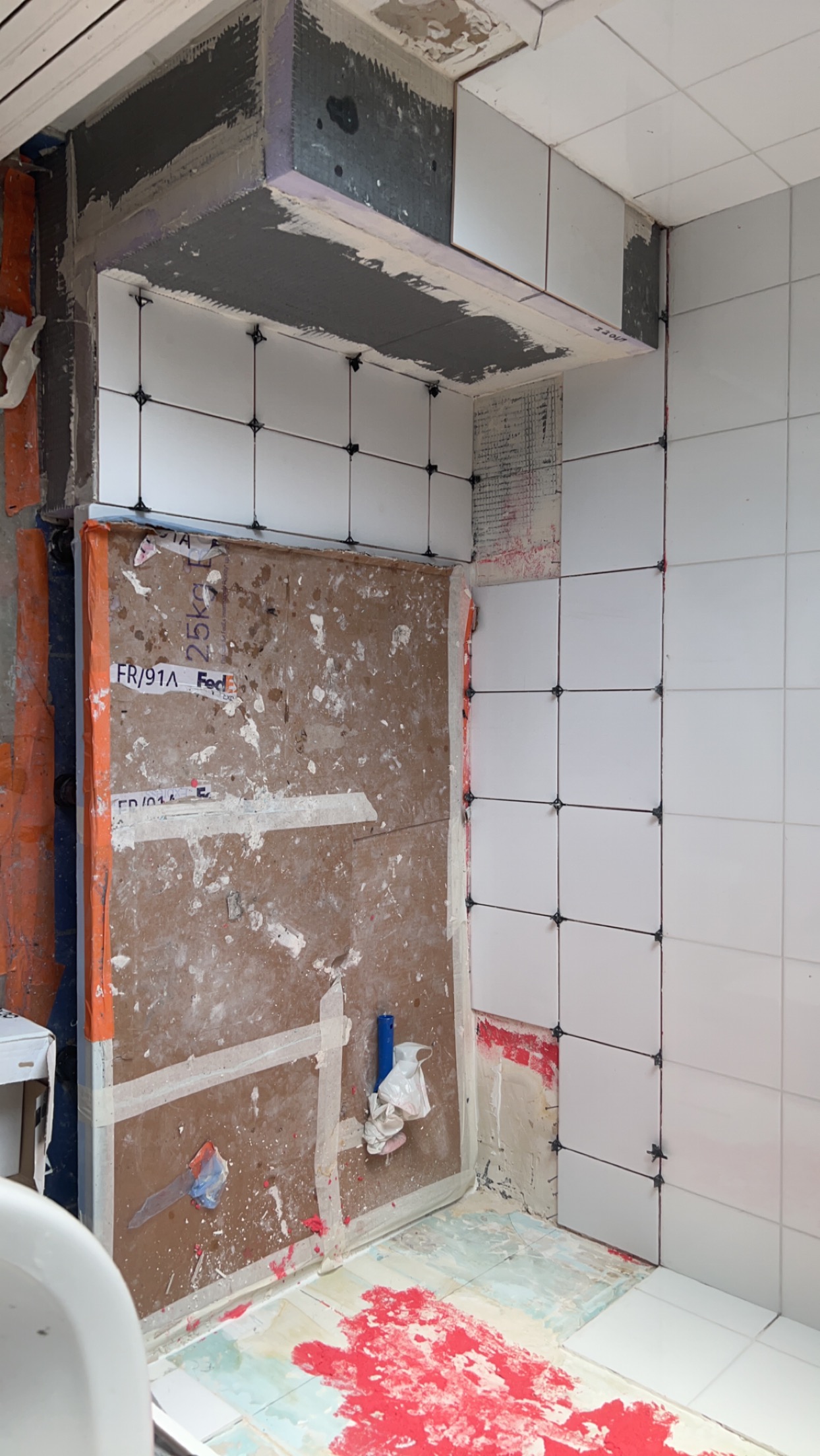 Rénovation salle de bain en cours — K-plomb